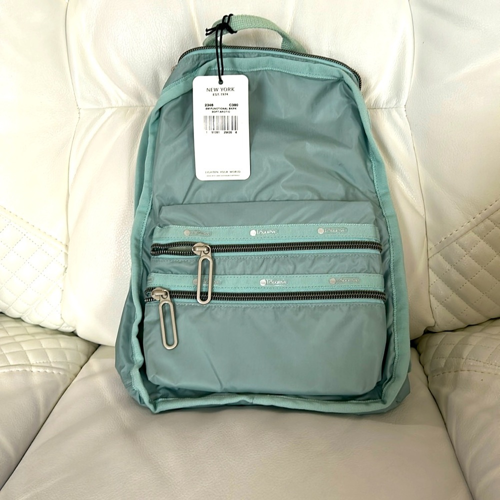 NWT Lesportsac Functional BKPK Soft Arctic Mini